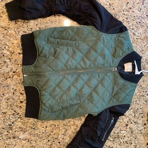 Silence and Noise UO QUILTED  bomber jacket